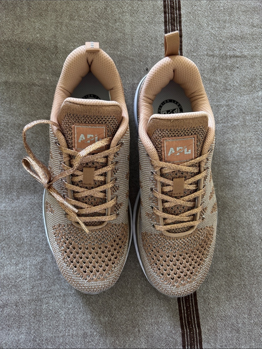 APL Knit Performance Sneakers in Light Tan (Never worn!)